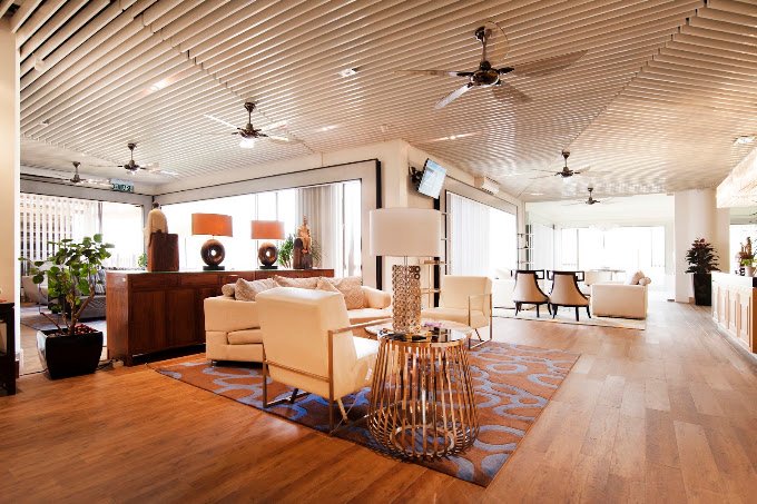 Bright and comfortable visitor lounge at Nirvana Semenyih